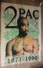 2Pac 2 Pac 1971-1996 artiest rap hiphop muziek vlag, Verzenden, Zo goed als nieuw