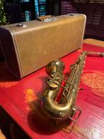 Vintage Alt Saxofoon met Koffer, Muziek en Instrumenten, Blaasinstrumenten | Saxofoons, Ophalen of Verzenden, Gebruikt, Tenor