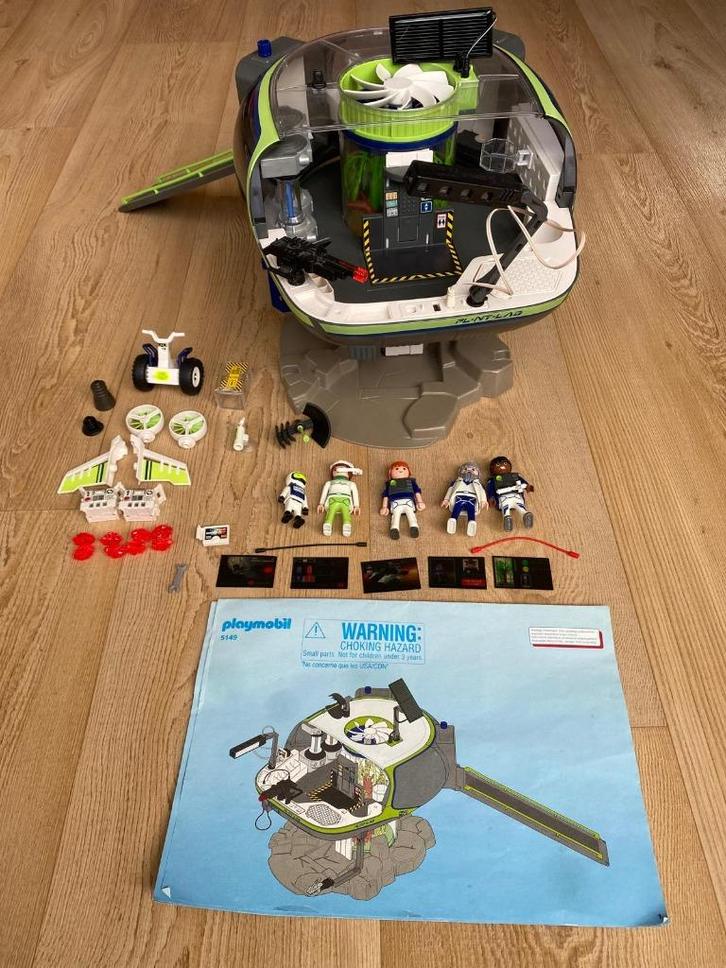 Playmobil 5149 E-rangers hoofdkwartier grote set Playmobiel, Kinderen en Baby's, Speelgoed | Playmobil, Zo goed als nieuw, Complete set