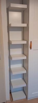 Wit wandrek Ikea Lack, Huis en Inrichting, Kasten | Boekenkasten, Ophalen, Met plank(en), Minder dan 50 cm, Zo goed als nieuw