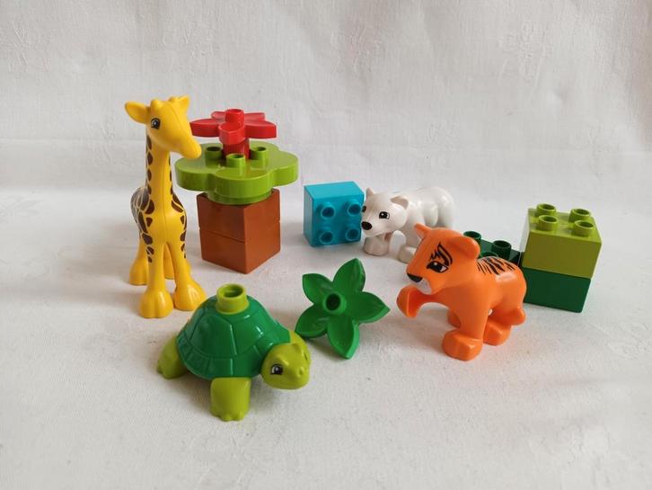 Duplo set 10801 jonge Dieren Around the World, Kinderen en Baby's, Speelgoed | Duplo en Lego, Zo goed als nieuw, Duplo, Ophalen of Verzenden