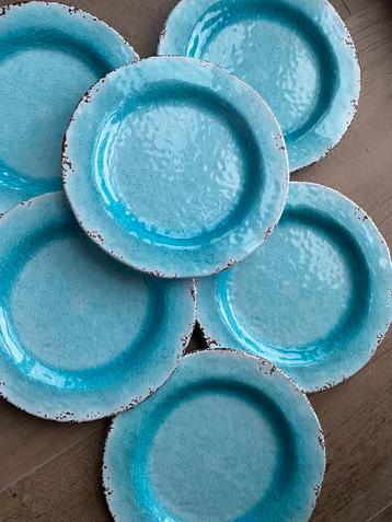 Riviera Maison borden. Servies. 6 stuks. Brocante. Nieuw beschikbaar voor biedingen