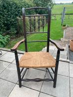 Antieke Armstoel met Rietzitting, Antiek en Kunst, Ophalen