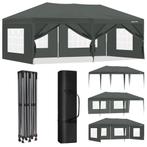 Partytent 3x6 800D doek met 6 zijwanden, Opvouwbaar, Partytent, Minder dan 4 meter, Nieuw