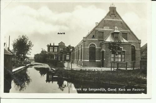 Broek op Langendijk, Verzamelen, Ansichtkaarten | Nederland, Gelopen, Noord-Holland, 1940 tot 1960, Verzenden
