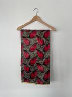 Afrikaanse stof rood/zwart/beige schelp 2x, Nieuw, Ophalen of Verzenden, 30 tot 120 cm, Katoen