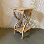 Bijzettafel - 30 x 30 cm - massief teakhout - Bij TTM Wonen, 45 tot 60 cm, TTM Wonen, Meubels – (Perzische) Tapijten en Woonaccessoires