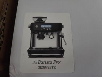 Sage Barista Pro – Nieuw in doos, ongebruikt! 4 mnd garantie beschikbaar voor biedingen