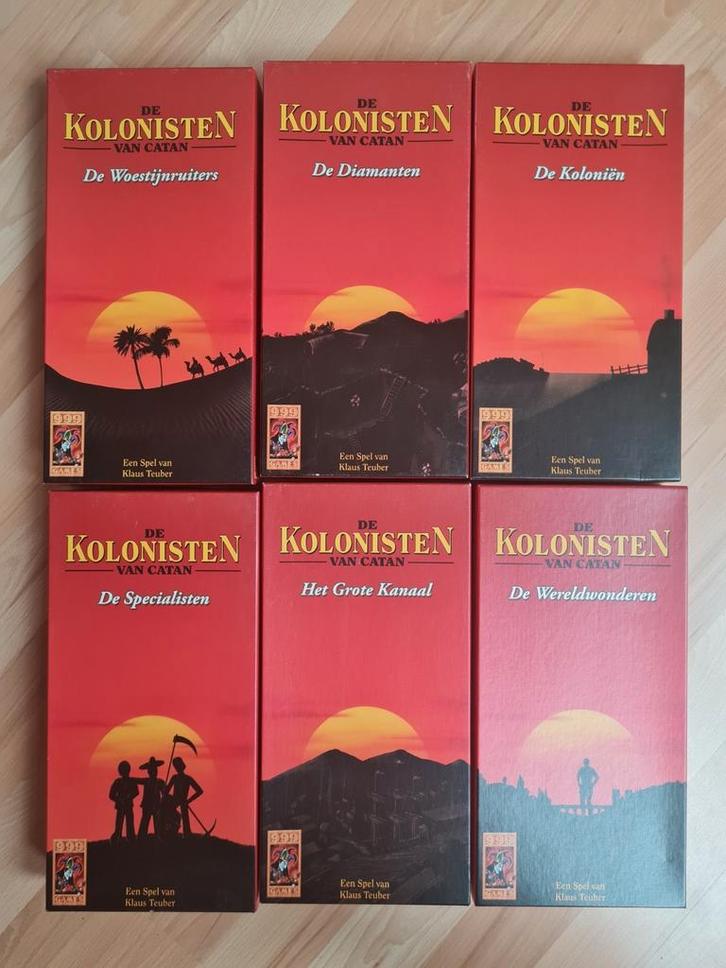 6 scenario's voor Kolonisten van Catan De Zeevaarders, Hobby en Vrije tijd, Gezelschapsspellen | Bordspellen, Zo goed als nieuw