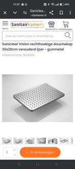 Saniclear vision rechthoekige douchekop 30x20, Ophalen of Verzenden, Nieuw, Overige typen, Minder dan 100 cm