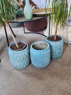 3x Bloempot Klassiek Motief, Ophalen, Gebruikt, Minder dan 30 cm, Minder dan 60 cm