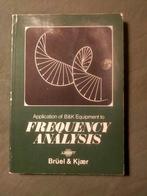 Frequency Analysis - Bruel & Kjaer, Ophalen of Verzenden, Zo goed als nieuw, Overige onderwerpen