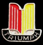 Triumph (G.B.) speld rood-geel, Verzenden, Nieuw, Transport, Speldje of Pin