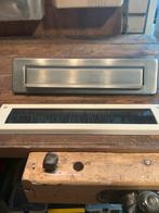 RVS Brievenbus klep + toctborstel, Ophalen of Verzenden, Zo goed als nieuw, Rvs, Brievenbusklep