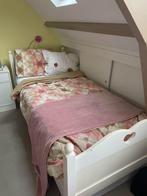 Wit Eenpersoons bed, Ophalen, 90 cm, Eenpersoons, Wit