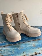 Nieuwe Dames laars halfhoog maat 38, Beige, Lage of Enkellaarzen, Nieuw, Ophalen of Verzenden