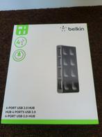 Belkin 4-port USB 2.0 hub nieuw in doos, Computers en Software, USB Sticks, Nieuw, Ophalen of Verzenden