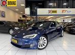 Tesla motors Model S 75 Base, Auto's, Automaat, Parkeerassistent, Gebruikt, Blauw