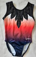 Quatro turnpakje CLA 128-134 zwart zalm, Overige kleuren, Zo goed als nieuw, Turnpak(je), Kindermaat 122 t/m 140