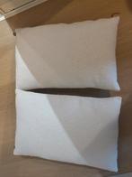 2 effen witte sierkussens, Ophalen, Zo goed als nieuw, Wit, Vierkant
