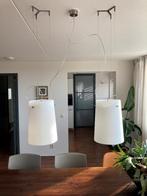Twee mooie Prandina Sera design hanglampen, Huis en Inrichting, Lampen | Hanglampen, Ophalen, Design, Minder dan 50 cm, Glas