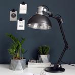 Industriele bureaulamp Steinhauer Brooklyn, Industrieel, Metaal, Zo goed als nieuw, 50 tot 75 cm