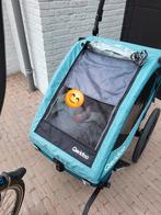 Qeridoo sportrex 2 fietskar met babyschaal, Fietsen en Brommers, Fietsaccessoires | Aanhangers en Karren, Ophalen, Zo goed als nieuw