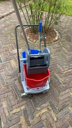 Dubbele mopwagen NIEUW!, Huis en Inrichting, Ophalen of Verzenden, Dweilemmer, -bak, of -wagen