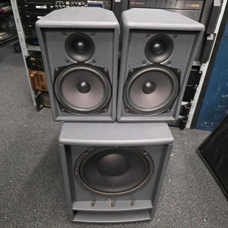 HK LUCAS  XT  actieve sub + tops, Audio, Tv en Foto, Luidsprekers, Gebruikt, Subwoofer, 120 watt of meer, Overige merken, Ophalen