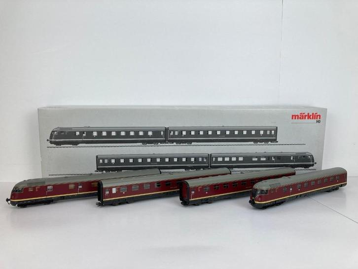 Märklin 39081 – Diesel Treinstel VT 08.5 "Roland" - MFX +, Hobby en Vrije tijd, Modeltreinen | H0, Zo goed als nieuw, Treinset