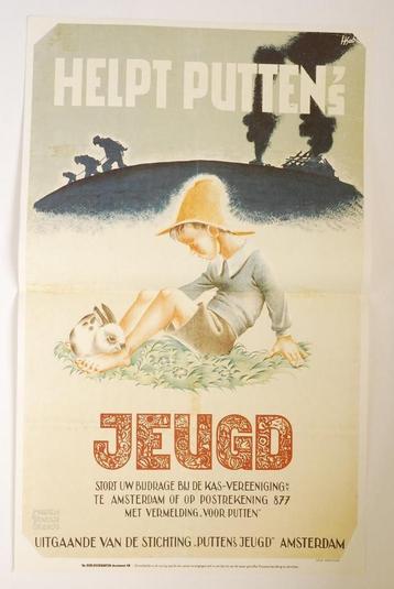 Affiche Steun de jeugd van Putten (1994) beschikbaar voor biedingen