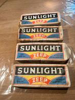 4 stukken Sunlight zeep echte zuivere zeep brocante, Ophalen of Verzenden