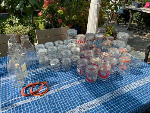 Verschillende maten inmaakpotten, weckpotten en flessen!, Huis en Inrichting, Keuken | Potten en Pannen, Zo goed als nieuw, Pot, Bus of Blik