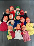 Set van 12 vintage Poppenkast poppen, Ophalen of Verzenden, Gebruikt, Overige typen