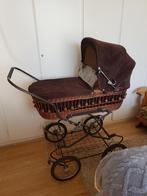 Nostalgisch kinderwagen manou (soort riet en bekleding bruin, Ophalen