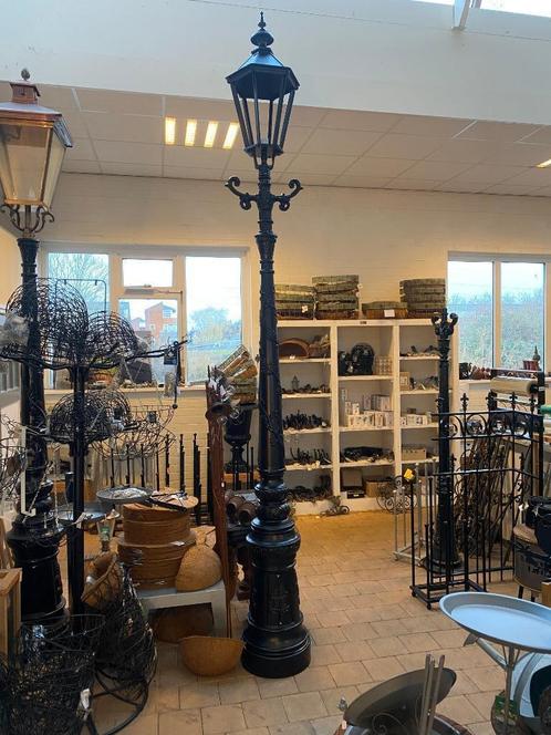 Gietijzeren stadslantaarn lantaarnpaal oudhollands, Antiek en Kunst, Curiosa en Brocante, Ophalen of Verzenden