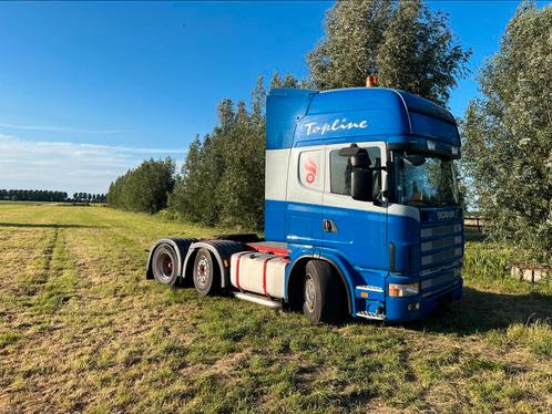 Scania 164 480, Auto's, Vrachtwagens, Particulier, Scania, Diesel, Euro 2, Handgeschakeld, Blauw, Overige kleuren, Ophalen
