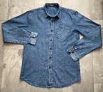Fredd Marshall spijkerhemd in spijkerlook, maat L (qwe), Blauw, Ophalen of Verzenden, Zo goed als nieuw, Halswijdte 41/42 (L)