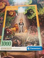 Lion king puzzel 1000 stukjes clementoni, Ophalen of Verzenden, 500 t/m 1500 stukjes, Zo goed als nieuw