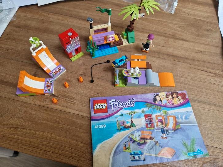 Lego friends 41099 skate park, Kinderen en Baby's, Speelgoed | Duplo en Lego, Zo goed als nieuw, Ophalen of Verzenden