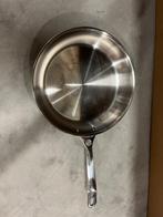 Le Creuset RVS PLUS koekenpan 30 cm, gebruikt met vlekken, Info@mystore.nl, Gebruikt, Verzenden, Mystore