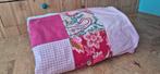 Grote vrolijke lappendeken 270 x 220 cm, Ophalen of Verzenden, Gebruikt, Tweepersoons, Deken of Dekbed