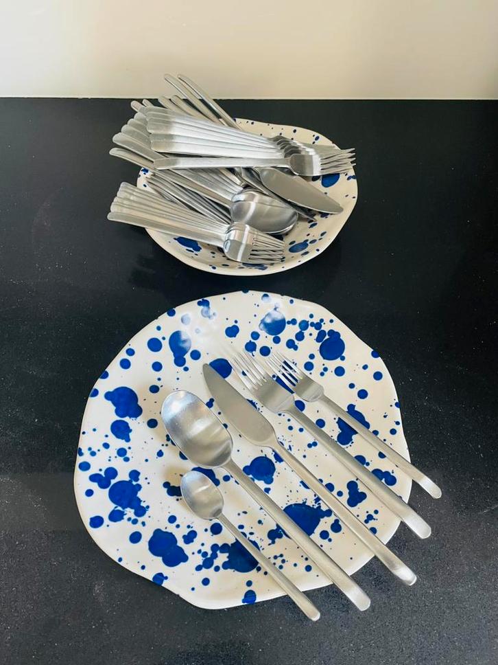 8 Persoons IKEA DATA Bestekset, Huis en Inrichting, Keuken | Bestek, Zo goed als nieuw, Bestekset, Rvs of Chroom, Ophalen of Verzenden