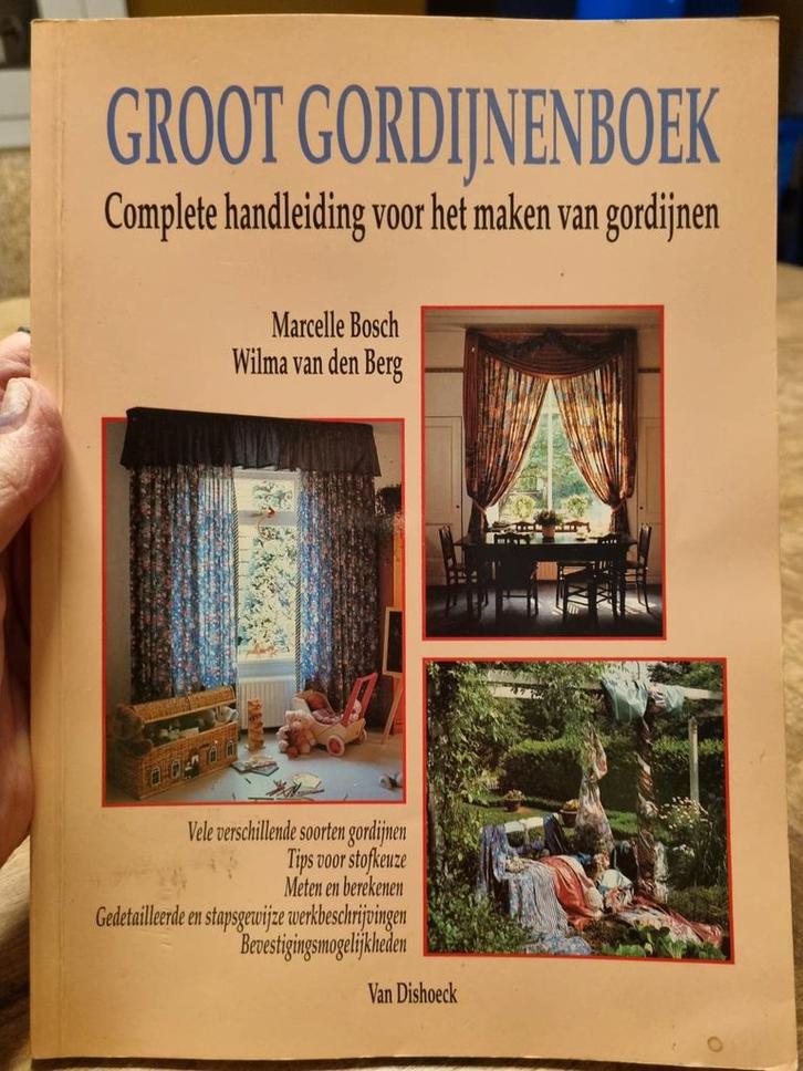 Gordijnen Maken Handleiding - Boek, Boeken, Hobby en Vrije tijd, Zo goed als nieuw, Borduren en Naaien, Ophalen of Verzenden