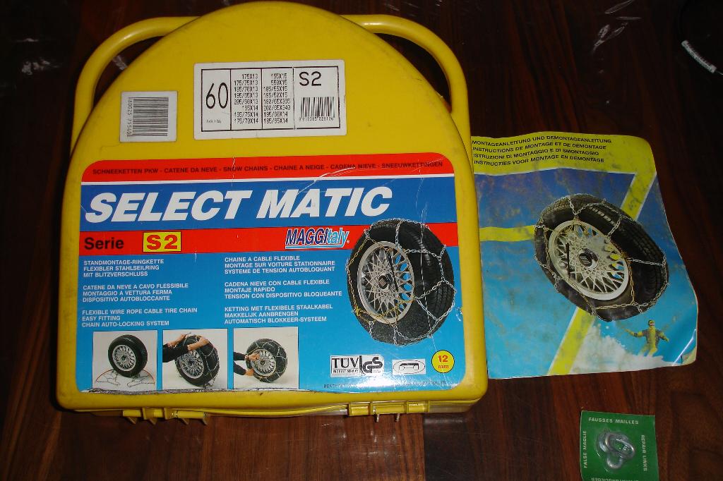 Select matic serie s2 12 mm 60 gebruikte sneeuwkettingen, Ophalen of Verzenden, Gebruikt
