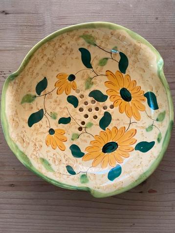  fruittest fruitschaal Regout Gouda geel groen beschikbaar voor biedingen