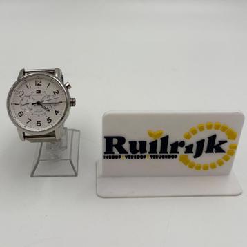 Tommy Hilfiger Calan White Steel 45 mm 1791087 horloge beschikbaar voor biedingen