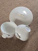 Gien, 3 kommen en deksel mosselservies., Ophalen of Verzenden, Overige stijlen, Kom(men)