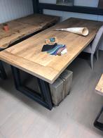 Magazijn opruiming maatwerk tafels massief hout eikenhout, Ophalen of Verzenden, Nieuw