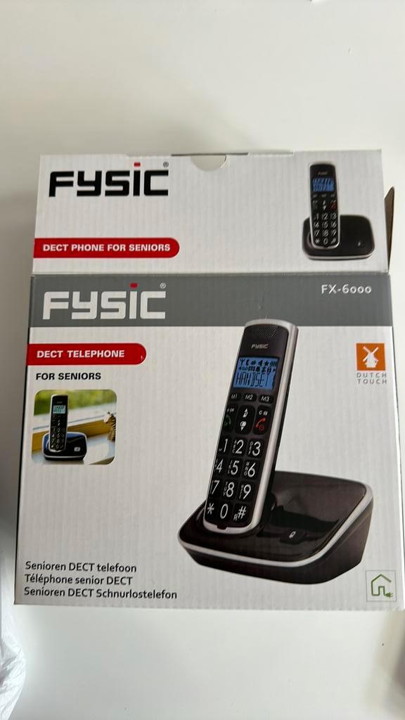 Fysic FX-6000, Telecommunicatie, Vaste telefoons | Handsets en Draadloos, Nieuw, 1 handset, Ophalen of Verzenden